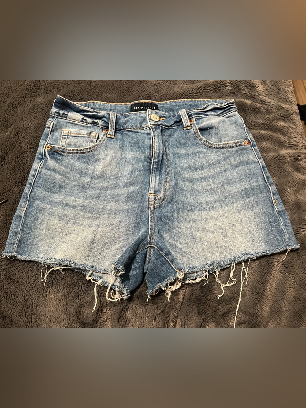Aeropostale Light Blue Denim Cutoff Shorts